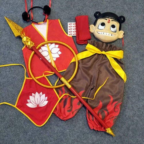 Kids nezha animation costume - nezha,