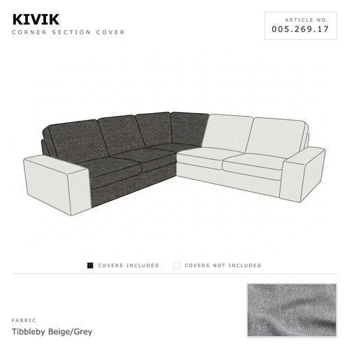 Ikea kivik sofa corner - sofa, section