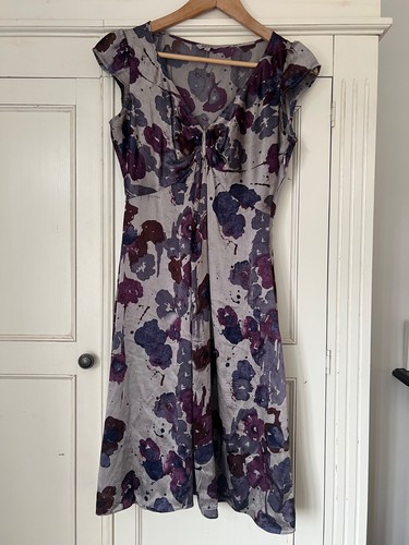 Kew 100 silk floral dress - silk,