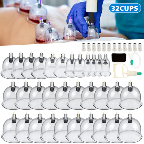32pcs cupping vacuum massage - cupping,
