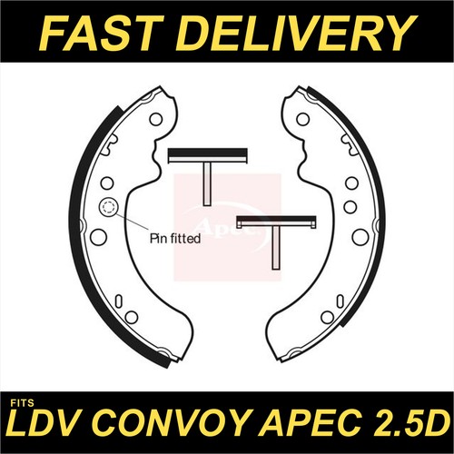 Apec brake shoes set fits - brake,