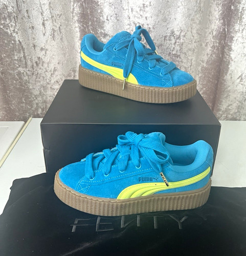 Puma fenty creeper blue yellow - fenty, blue/yellow