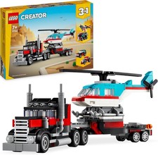 LEGO Creator 3in1 Flatbed Truck with Helicopter Toy to Propeller Plane and... 