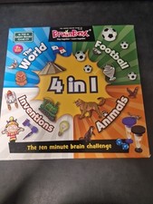 ? Brainbox 4 In 1 Ten Minute Brain Train Game Green Boardgame Company Complete