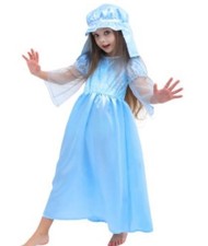 Sincere Party Girls Nativity Mary Virgin Fancy Dress Costume Age 5-6 Years