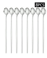 8 x Stainless Steel Long