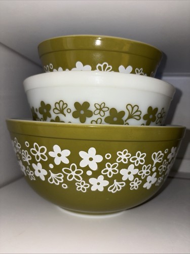 Vintage pyrex crazy - pyrex, daisy