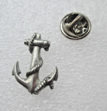 Pewter Anchor Design Pin Badge