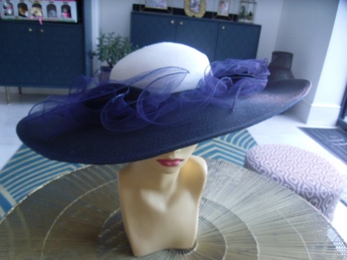 Huge ladies navy - navy, white