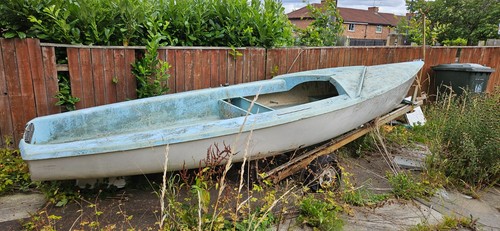 17ft fibreglass sailing boat - 17ft, /