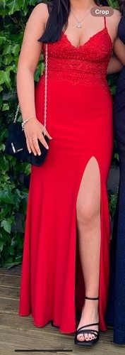 Beautiful red prom dress - beautiful, size