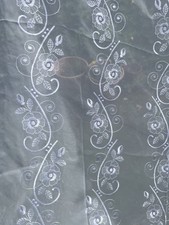 Pair Vintage Net Curtains