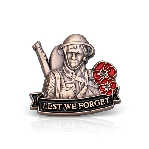Wwi soldier poppies - /,