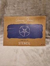 NEW Annie Sloan Stencil Sand Dollar. Paint Techniques Decorating