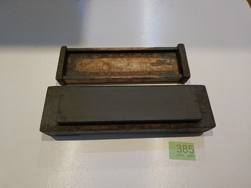 Vintage boxed oil stone - vintage,