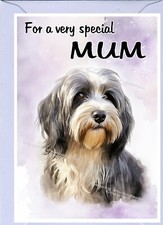 Tibetan terrier blank card - a6,
