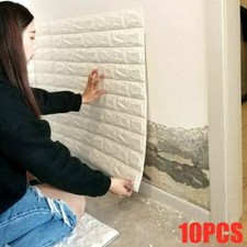 10X Large 3D Tile Brick Wall