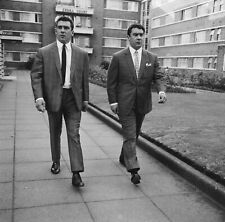 THE KRAYS TWINS WALL POSTER - LONDON GANGSTAR REAL CRIME  8X8" 20X20" 30X30"