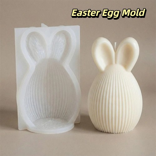 Silicone bunny egg - silicone, 3d