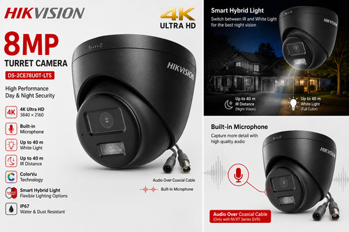 Hikvision 8mp cctv - 8mp, camera