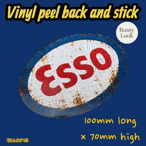 Esso rust effect - effect, vinyl