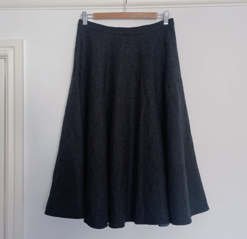 Toast skirt wool blend - blend, a-line