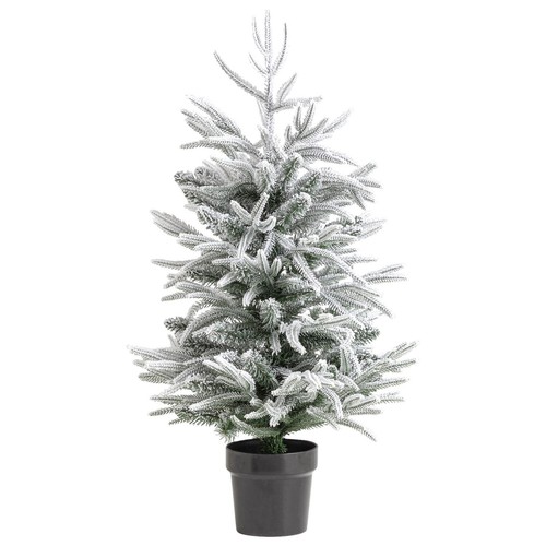 Christmas tree 3ft snowy - christmas,