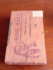 Vintage Rose Mary Havana Blend Cigar/tobacco Box