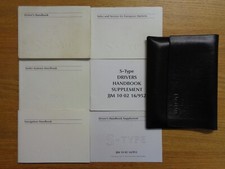 Jaguar S-type Owners Handbook/Manual and Wallet 99-01
