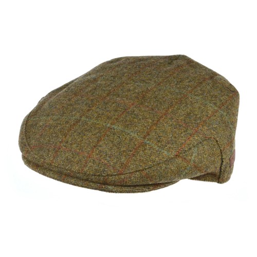 Tweed flat cap - tweed, fully