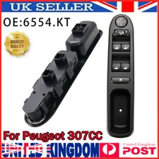Power Master Window Switch Driver Side For Peugeot 307CC 307SW 00-09 6554.KT  UK