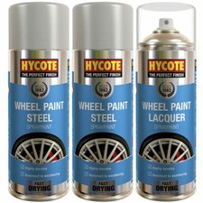 Hycote Steel Grey Wheel Spray