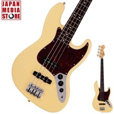 Fender Made in Japan Junior Collection Jazz Bass Satin Vintage White Bass Guitar