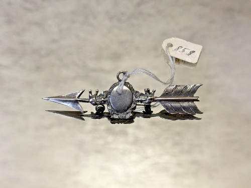 Vintage metal arrow brooch - vintage, –