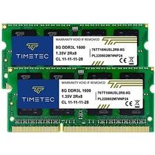 16GB Kit (2x8GB) DDR3L/ DDR3