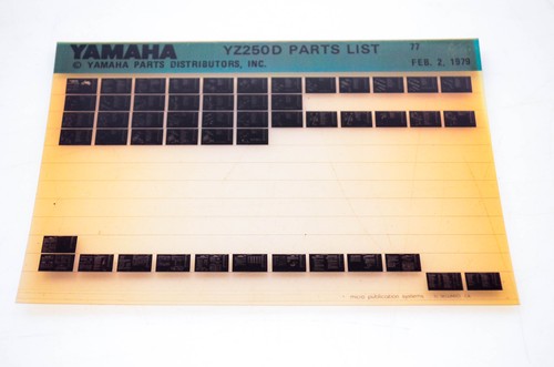 Oem yamaha yz250d - oem,