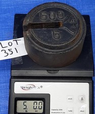 ANTIQUE PLATFORM SCALE 500LB