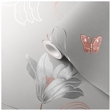 Muriva Amelia Metallic Floral