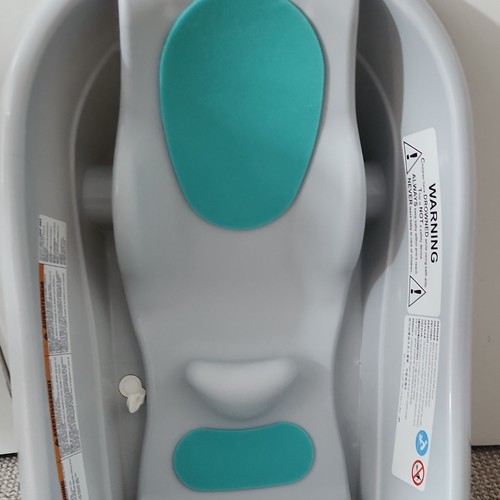 Grey baby bath tub with - tub, teal