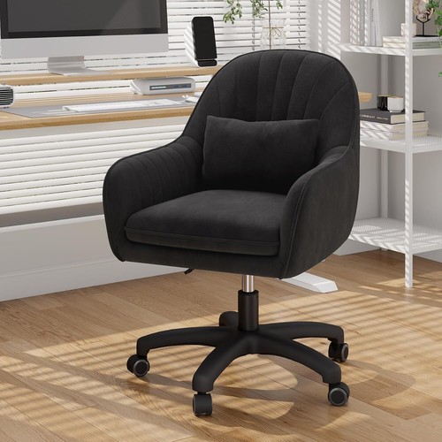 Velvet swivel office - swivel,