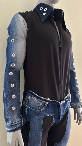 Elvis distressed denim - distressed, and