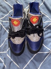 *VERY RARE* 2013 Nike Air Huarache Royal Blue, Black & Wolf Grey Uk 8.5