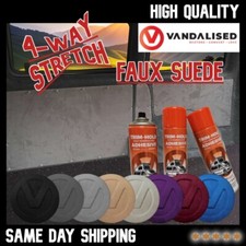 Way stretch faux suede car - suede,
