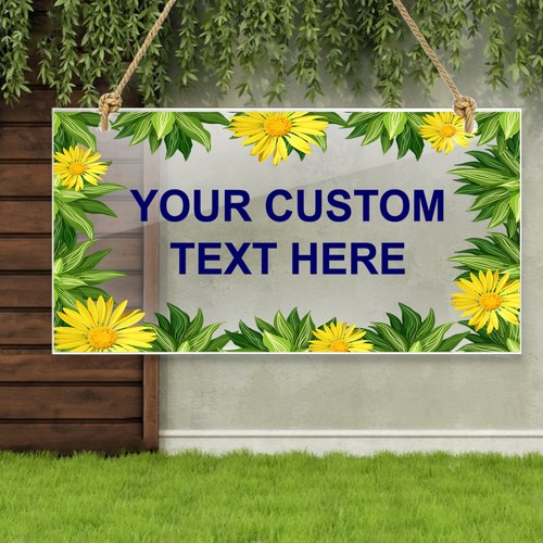 Personalised garden sign - garden,
