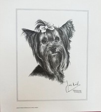 Joel F. Kirk signed Dog Art