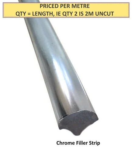 Chrome insert for - for, windscreen
