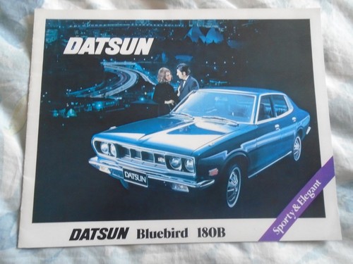 Datsun bluebird 180b brochure - bluebird,