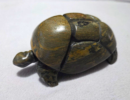 Carved stone tortoise - carved,