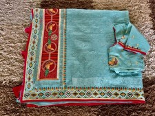 Wedding Saree with Pleats and