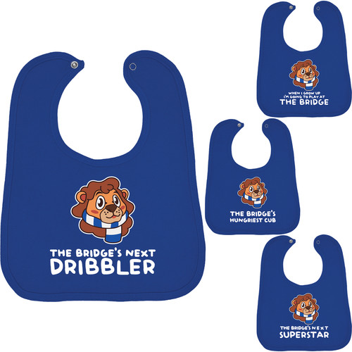 Chelsea baby bib - bib, royal